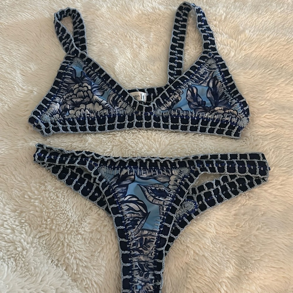 Crochet Floral Bikini